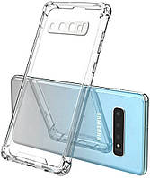 Прозрачный чехол MultiCam Samsung Galaxy S10 Plus (усиленный углами)