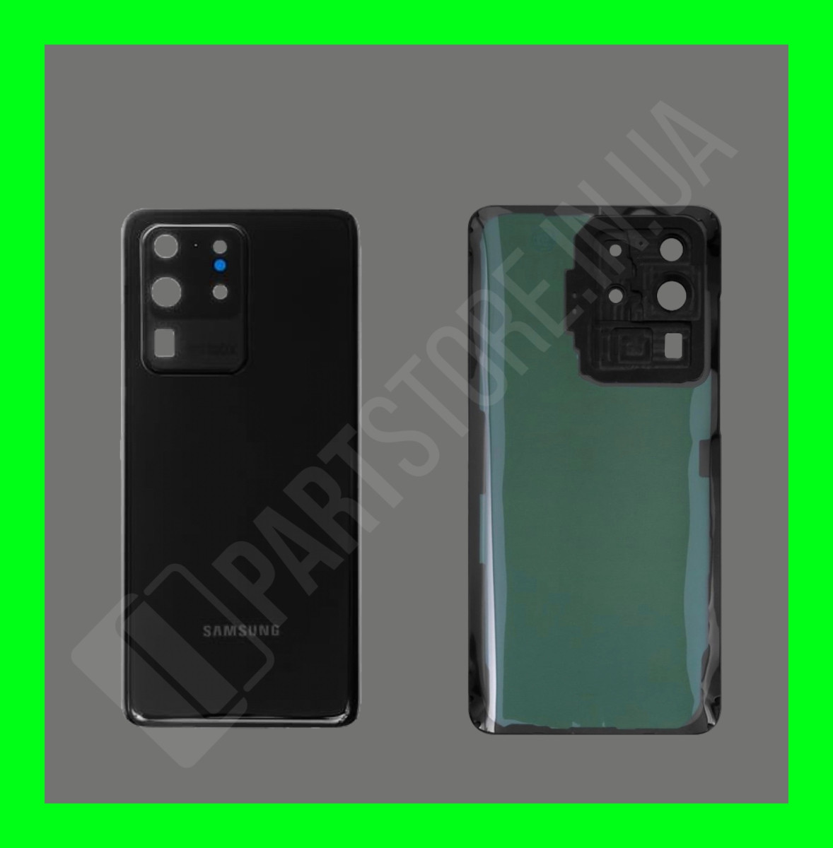 Кришка Samsung S20 Ultra G988 Black зі склом камери