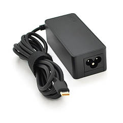 DR Блок живлення MERLION для ноутбука LENOVO 45 W штекер Type-C, довжина 0,9 м + кабель живлення