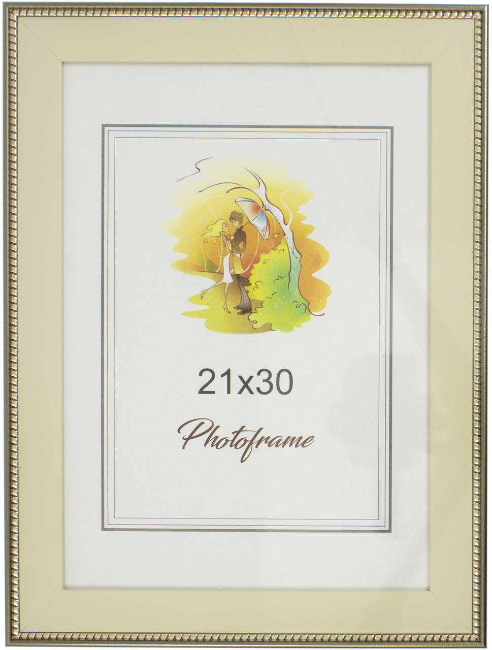 Фоторамка 21х30 №4-040 молочна (18)