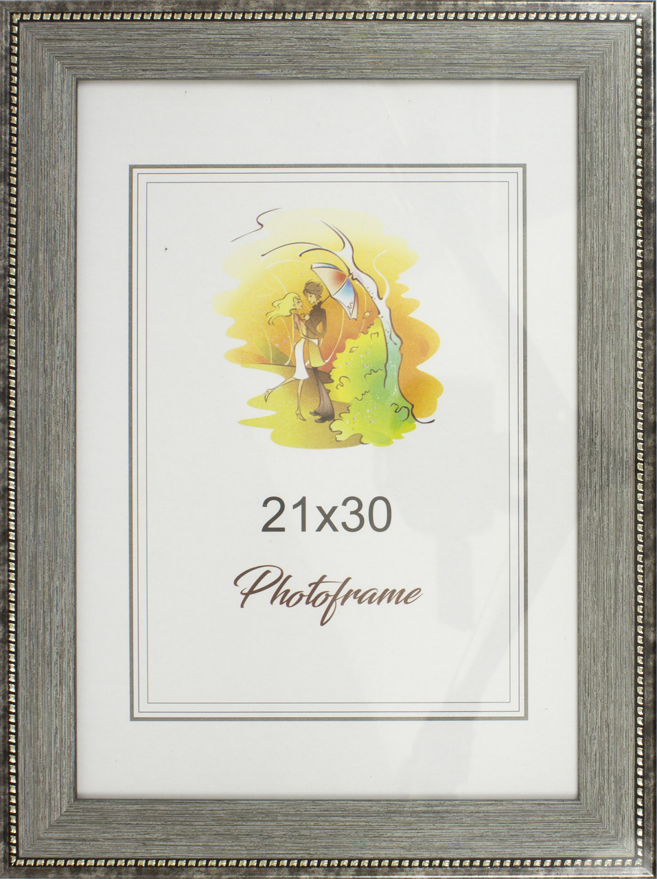 Фоторамка 21х30 №4-043 мармур срібло (18)