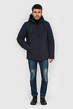 Чоловіча зимова куртка DV-68, темно-синя, фото 5