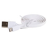 Кабель USB/Micro USB 2.0 ALCA 510620 білого кольору, фото 2