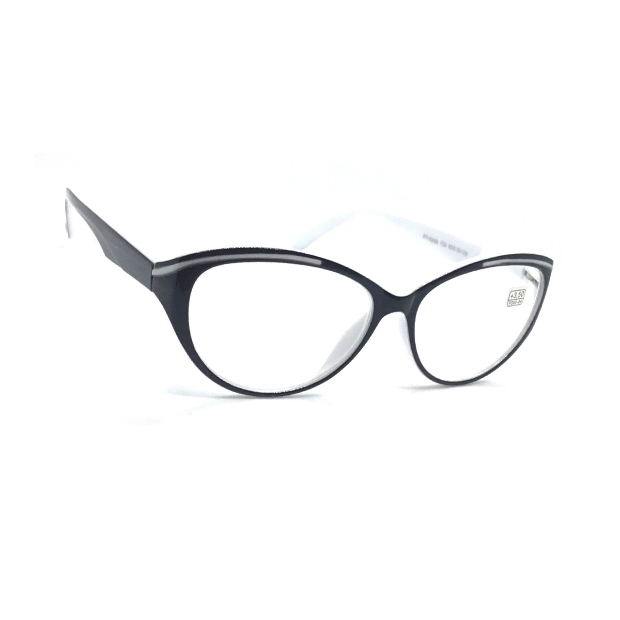 Жіночі окуляри з білою лінзою 735 с2 плюс