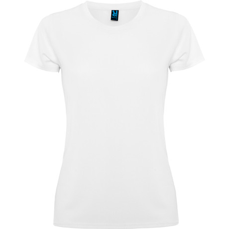 Жіноча спортивна футболка, білий, ROLY MONTECARLO, розміри від S до XXL
