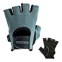 Мужские перчатки для фитнеса Сontraband Black Label 5050 Fingerless Weight Lifting Gloves M, Серый