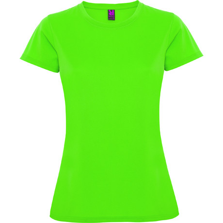 Жіноча спортивна футболка, лайм зелений, ROLY MONTECARLO, розміри від S до XXL