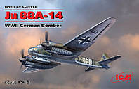 Пластикова модель 1/48 ICM 48234 Німецький бомбардувальник Ju 88 A-14