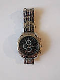 Чоловічий годинник Orlando чорний циферблат сріблястий mw2-02. Уцінка, фото 3
