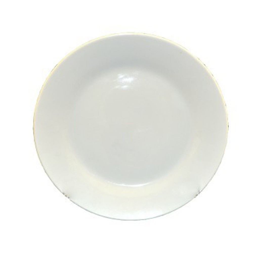 Тарелка мелкая из фарфора белого цвета Helios подставная 230 мм (4404) - фото 1 - id-p1708155929