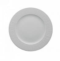 Большая белая фарфоровая тарелка для общих блюд Kutahya Porselen Emotion 300 мм (EM2030)