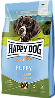 Корм для щенков Хэппи Дог Сенсибл Паппи Happy Dog Sensible Puppy Lamm&Rice с ягненком и рисом 18 кг