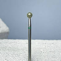 Алмазная фреза Mart, форма «Шар», зеленая М-032 (диаметр 4 мм) производство Корея