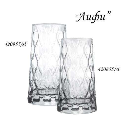 Хайбол-стакан коктейльный высокий Pasabahce Лифи 330 мл (420855/sl ...