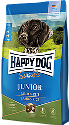 Корм для собак-юніорів Хепі Дог Сенсібл Юніор Happy Dog Sensible Junior Lamb & Rice 10 кг