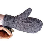 Рукавиці жіночі зимові сірий розмір М, фото 3