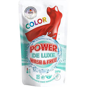 Гель Power Wash DE LUXE для прання кольорових речей 0,2 л (710535600780)