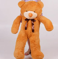 Большой плюшевый медведь 120 см карамельный, Оригинальный красивый медведь любимый подарок для девушек