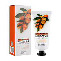 Крем для рук с аргановым маслом Jigott Real Moisture Argan Oil Hand Cream 100ml