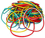 Гумка канцелярська для фіксації банкнот розмір Ø 30 мм х 1,2 мм вага 1 кг "Plast" 1уп., фото 5