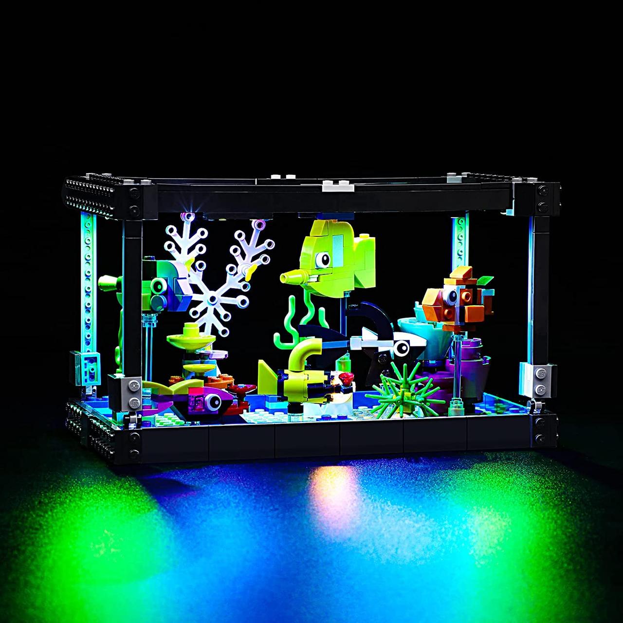 Світлодіодний світильник YEABRICKS підсвітка для Lego 31122 Creator 3-in-1 Fish Tank.