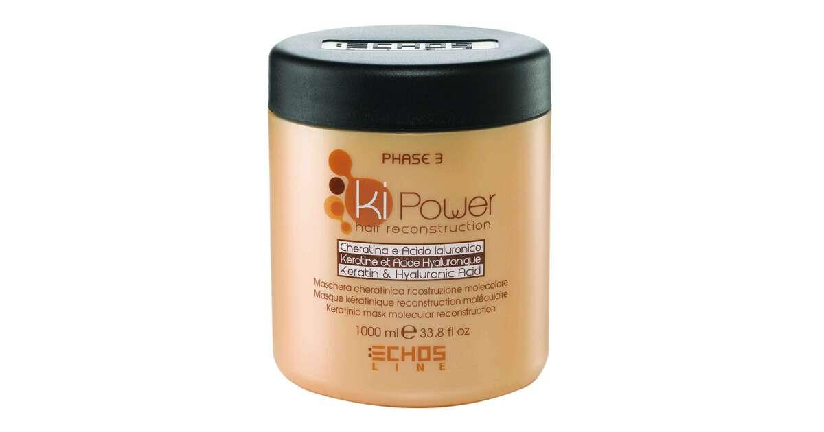 Кератиновая маска для  молекулярного відновлення ECHOSLINE Ki Power 1000 мл (8033210295319), фото 1