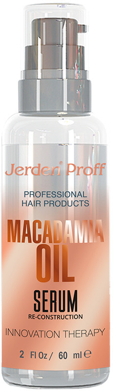Сироватка для волосся з маслом Макадамії Jerden Proff 60 мл (4823085620507)