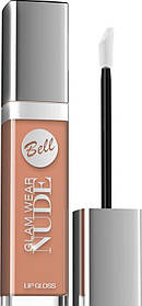 Блиск для губ Bell  Кремовий Glam Wear Nude Lip Gloss Тон 1, 6 мл (5901812092649)