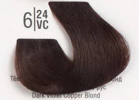 Крем - фарба для волосся Spa Master 6/24VC Темний перламутровий мідний блонд 100мл (3800010526616)