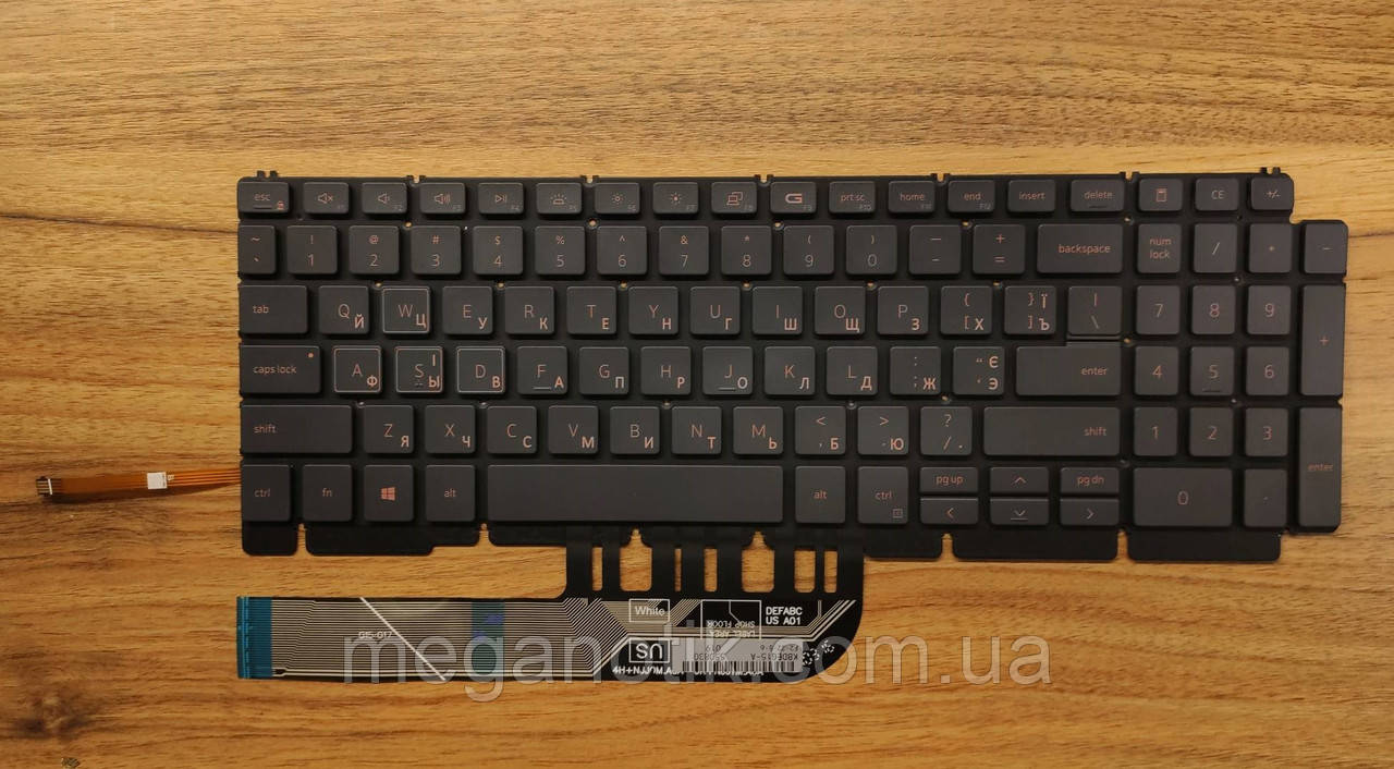 Клавіатура для Dell G15 5511 з підсвіткою, фото 1