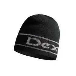 Шапка DexShell Beanie Reflective Logo Black водонепроникна, розмір L/XL (58-60 см)