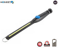 Ліхтарик світлодіодний HOEGERT LED 10W COB IP54 6400K акумуляторний з магнітним утримувачем