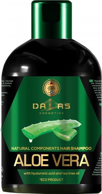 Шампунь для волосся  з гіалуроновою кислотою, алое, олією чайного дерева 1000г Dalas