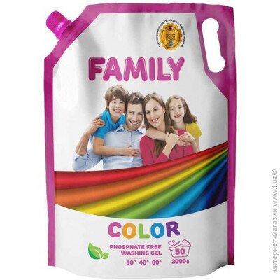 Гель для прання кольорових речей Family 2л дойпак (4260637721204)