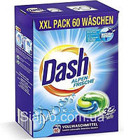 Капсули для прання Dash 3 All in 1 Pods color frische 60 шт