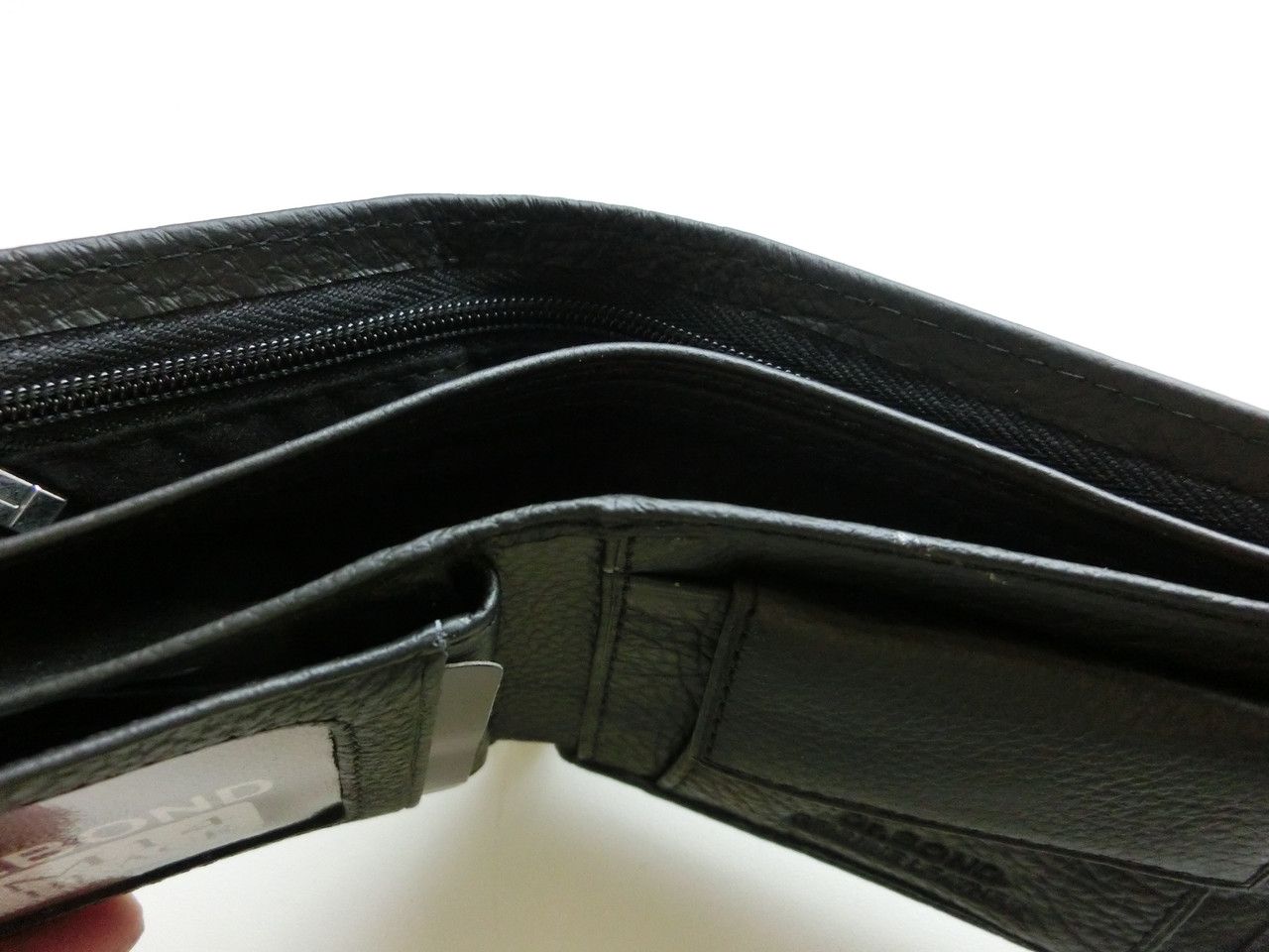 Мужской кожаный кошелек Dr. Bond маленький натуральная кожа - фото 6 - id-p1708266189
