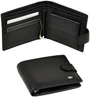 Мужской кожаный кошелек портмоне Dr. Bond с зажимом для купюр натуральная кожа