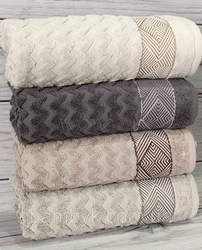 Рушники Sikel 70x140 Бавовняна Махра Банні Набір 4-шт Туреччина