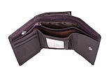 Жіночий шкіряний гаманець ST фіолетовий, фото 3