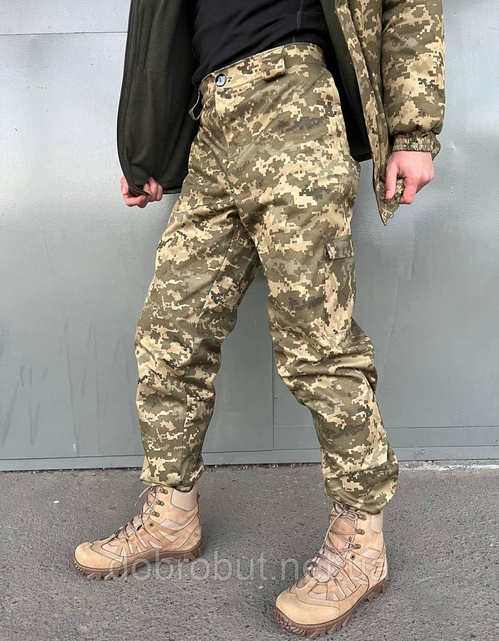Купить Штаны пиксель флис Влагостойкие, Штаны военные пиксель ВСУ ...