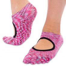 Шкарпетки для йоги FI-0438 SP-Planeta з закритими пальцями pink, size 36-41 blue pink, size 36-41, One size, 2, поліестер,бавовна, Жіночі, Носки