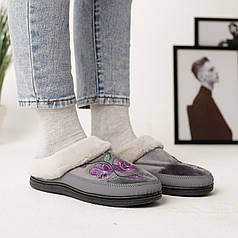 Жіночі тапки сірого кольору