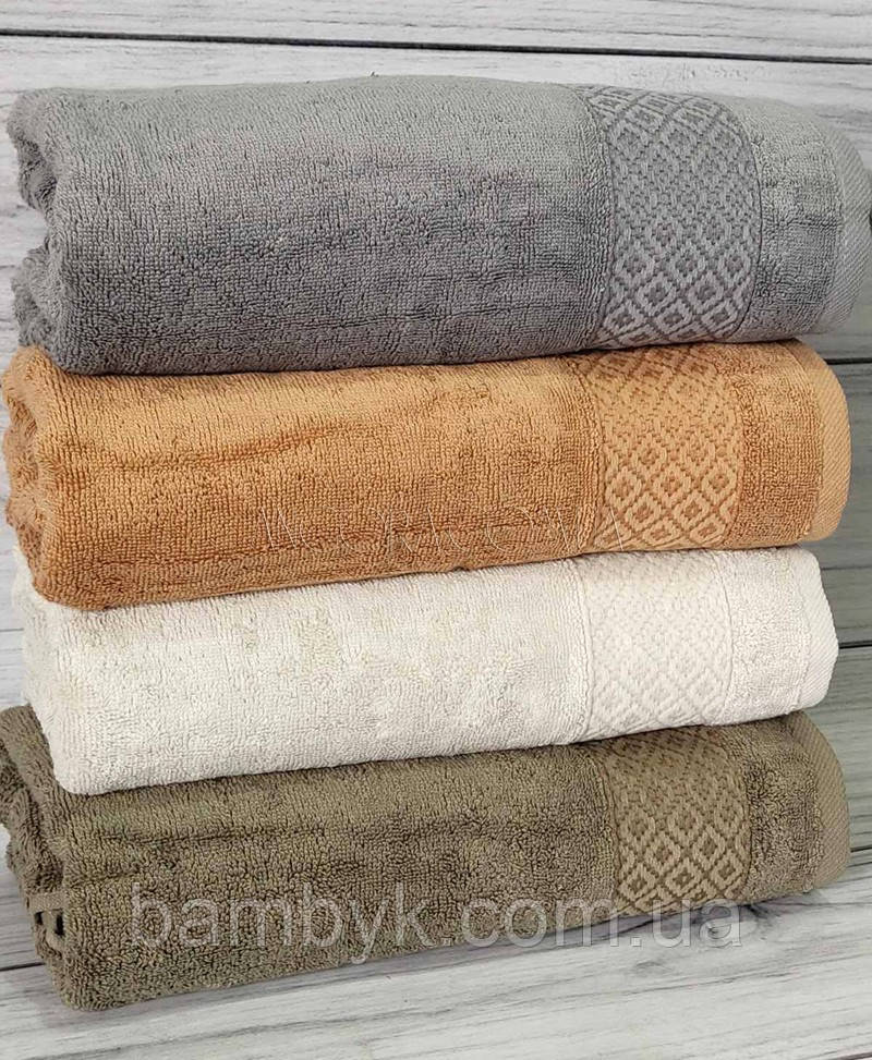 Рушники Sikel 70x140 Бавовняна Махра Банні Набір 4-шт Туреччина, фото 1