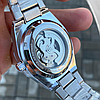 Чоловічий механічний годинник Gusto Skeleton Silver Срібний сталевий годинник, фото 9