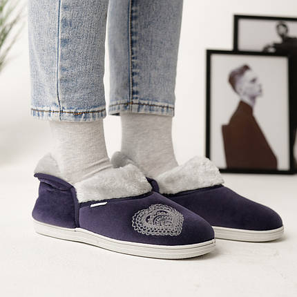 Домашні жіночі тапки на хутрі, фото 1