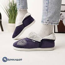 Домашні жіночі тапки на хутрі, фото 4