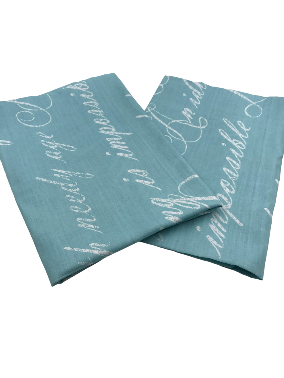 Наволочка "Текст" | 70х70 Бязь від 2х шт., фото 1