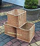 Корзина короб для зберыгання з лози. Арт: 7350, фото 4