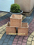 Корзина короб для зберыгання з лози. Арт: 7350, фото 2