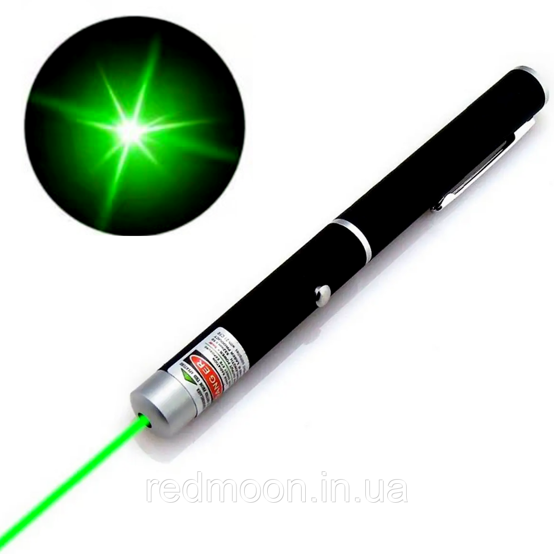 Мощная лазерная указка до 10 км, Зеленый луч, 100 W, Green Laser Pointer 8410 / Диодный лазер - фото 1 - id-p1706742851